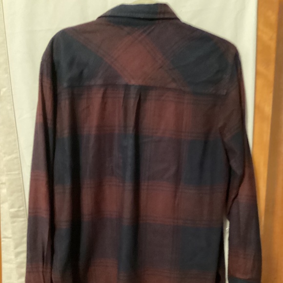 Athleta Plaid blouse  Sz L - Picture 4 of 8